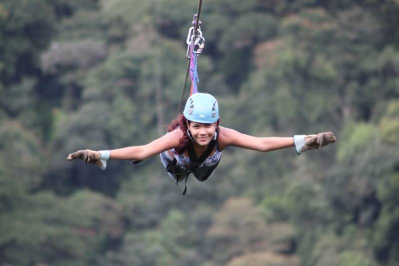 Super Tarzan Swing in Monteverde